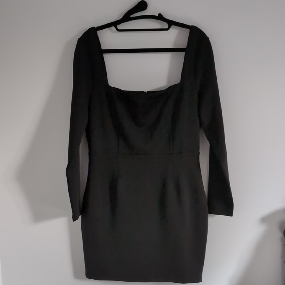 Showpo Elegant Black Long Sleeve Dress
